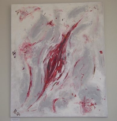 Acryl, Pigmente auf Keilrahmen 90*110